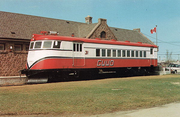 Greater Winnipeg Water District Railway Station and railway car