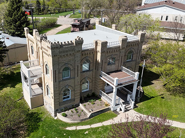 Aerial view of the Hillcrest Museum