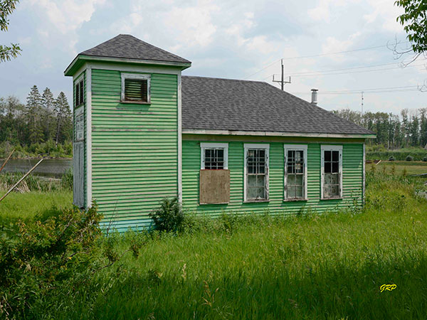 The former Hillcrest School building behind St. Vladimir&rsquo;s College in Roblin