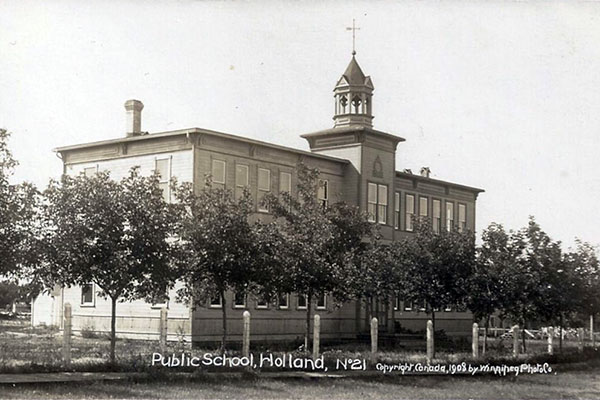 Postcard view of Holland School