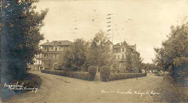 Postcard view of Home for Incurables