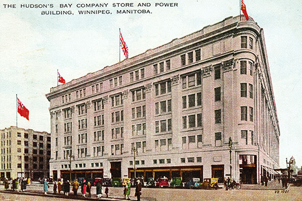 The HBC department store in downtown Winnipeg