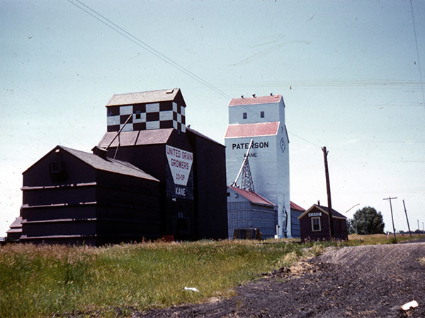 United Grain Growers and Paterson grain elevators at Kane