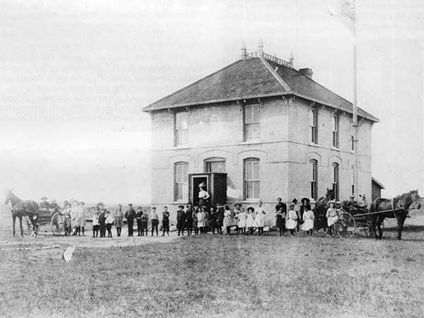Kemnay School, used from 1897 to 1949
