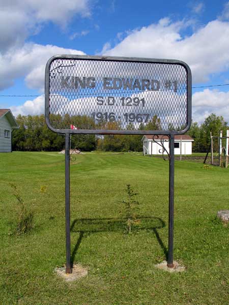 King Eward School #1 commemorative monument