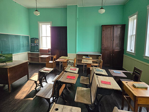 Basement of Kingsley School building
