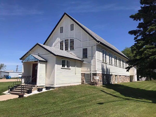 The former Knox United Church at Roblin