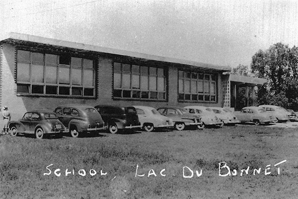 The third Lac du Bonnet School, built between 1946 and 1947 and known as Park Avenue School
