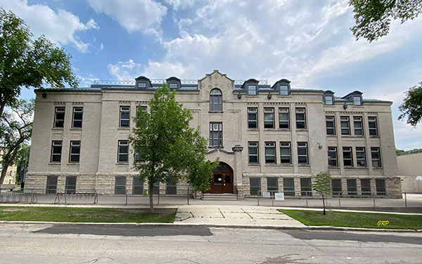 Aerial view of Laura Secord School