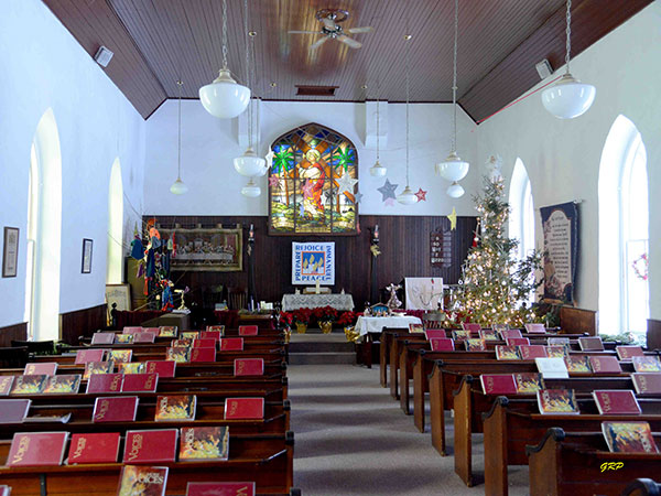 Interior of Little Britain United Church