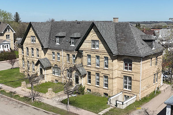 Aerial view of the Lorne Terrace