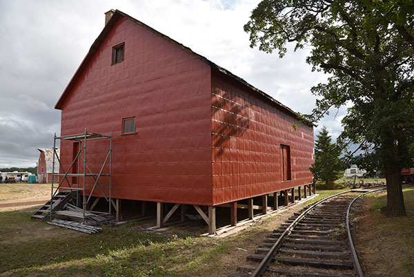Brookdale Grain Warehouse undergoing restoration