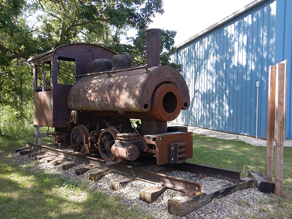 Small gauge steam locomotive from Port Nelson