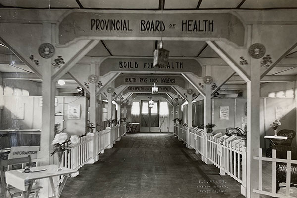 Interior of the Manitoba Government Display Building