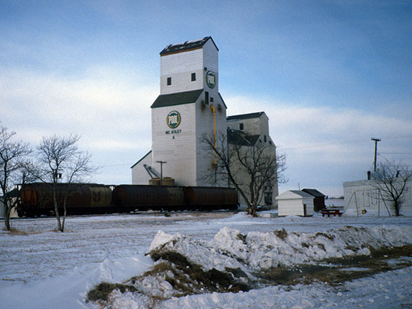 Manitoba Pool grain elevator at McAuley