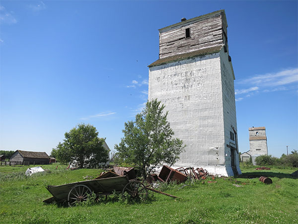 The former Manitoba Pool B grain elevator at McConnell