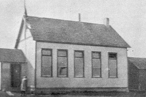 The original Meadows School building