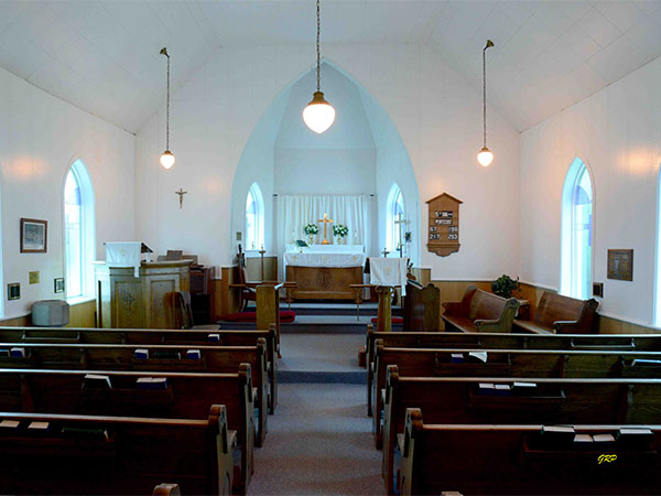 Interior of Christ King Anglican Church