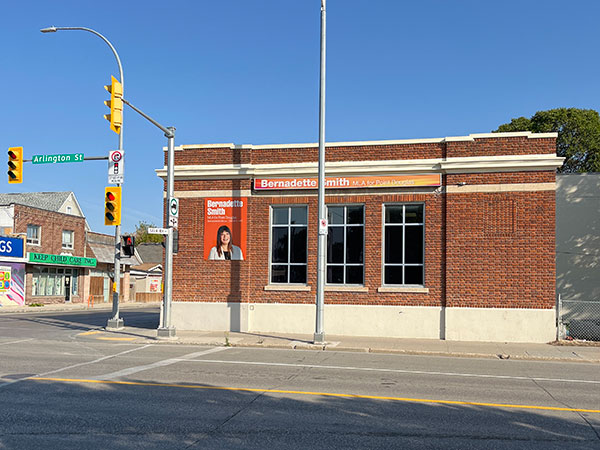 The former Bank of Montreal Building on Selkirk Avenue