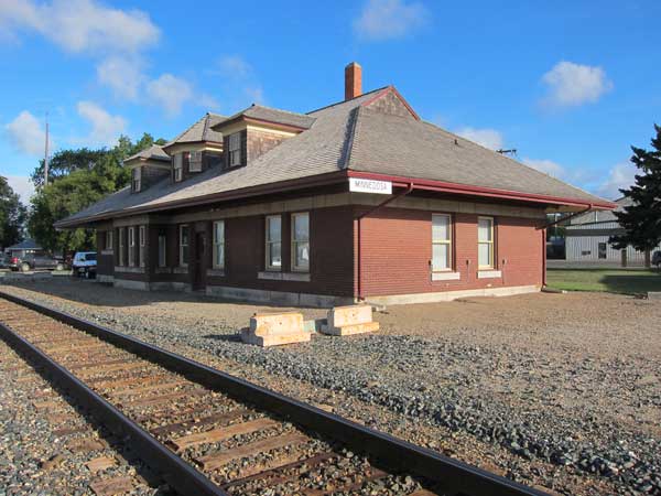 Canadian Pacific Railway station at Minnedosa