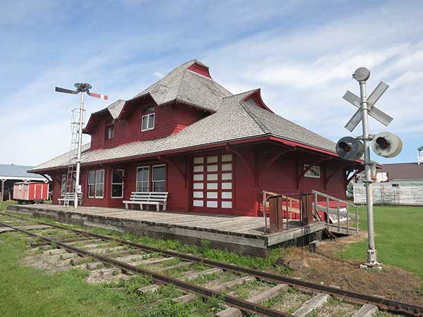 The former Canadian Pacific Railway Station at Morden