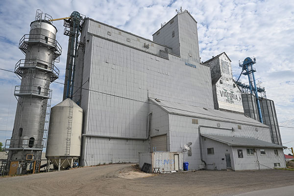 The former United Grain Growers grain elevator at Morden