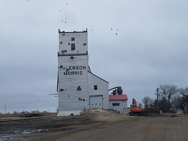 The former Paterson Grain elevator at Morris