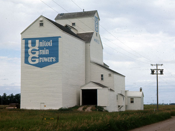 United Grain Growers grain elevator at Myrtle