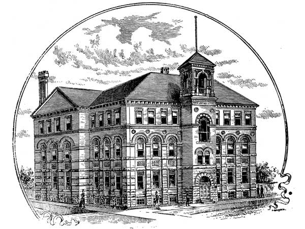 Architectural drawing of Norquay School No. 1