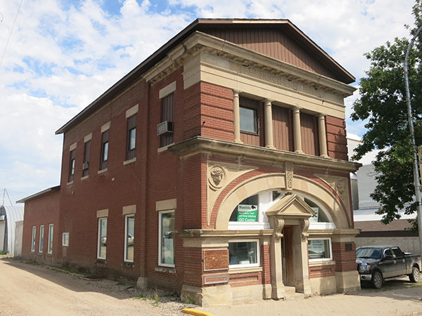 The former Northern Bank Building in Melita