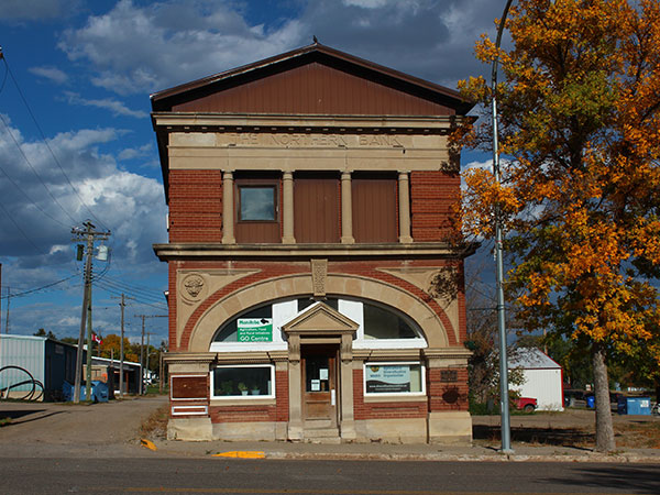 The former Northern Bank Building in Melita
