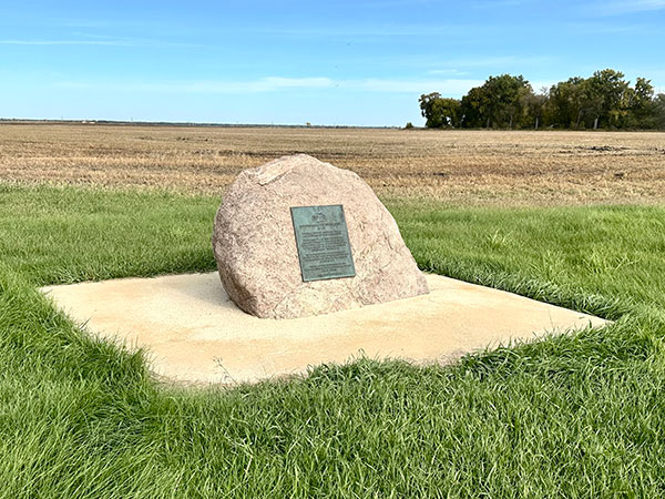 North High Bluff School commemorative monument