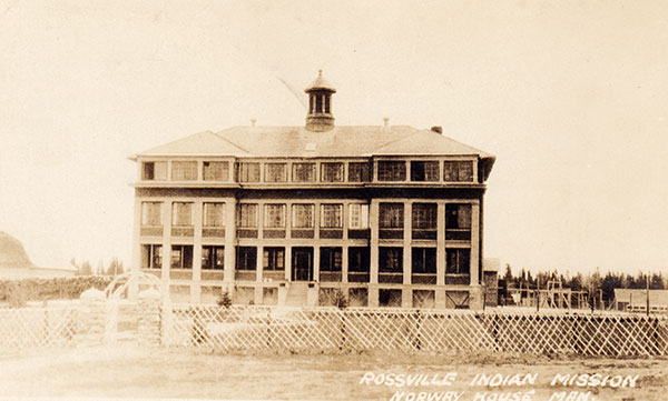 Postcard view of the Rossville Mission