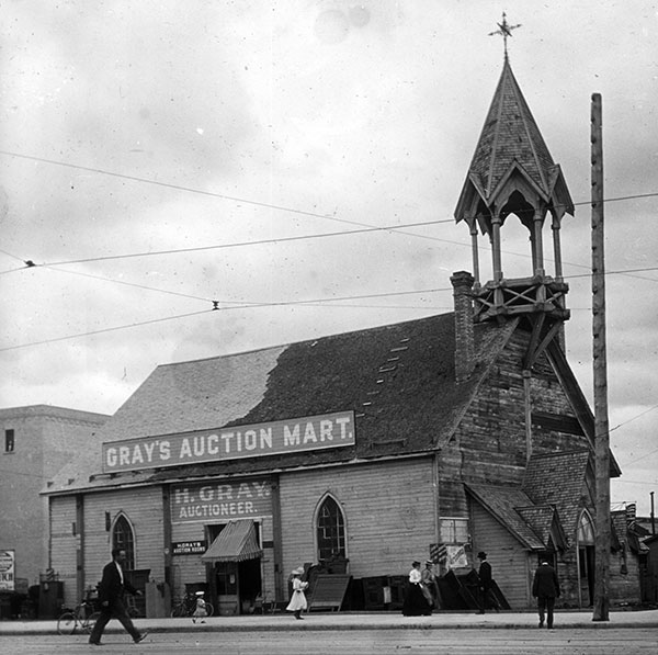 The 1880 Holy Trinity Anglican Church on Portage Avenue