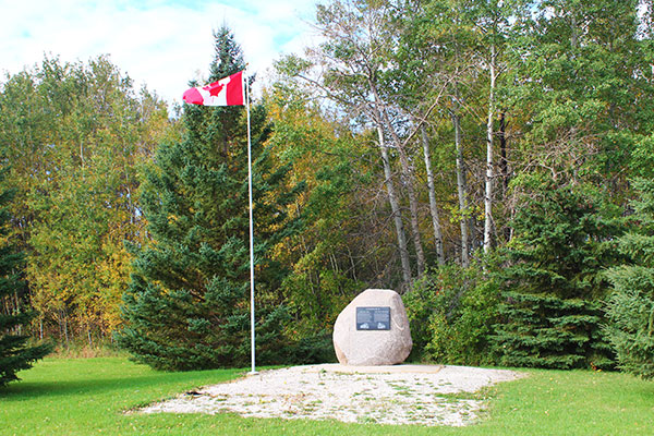 Opawaka School and Church commemorative monument