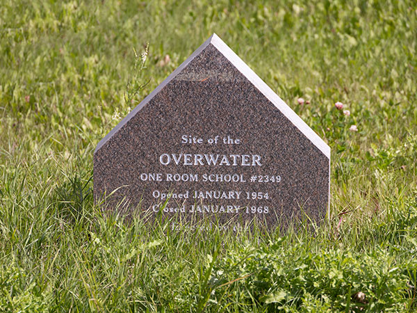Overwater School commemorative monument