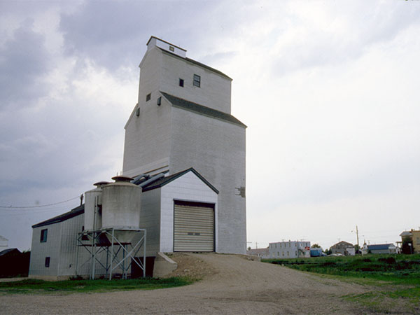 The former Manitoba Pool grain elevator at Pipestone