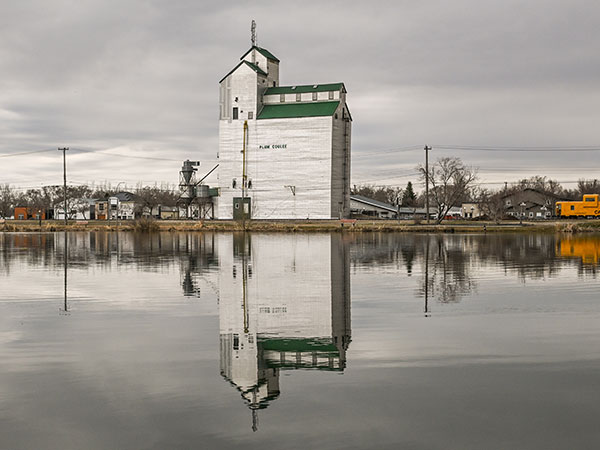 Plum Coulee Elevator Museum, in a grain elevator formerly operated by Manitoba Pool Elevators