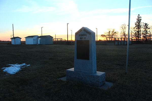 Poplar Heights School commemorative monument