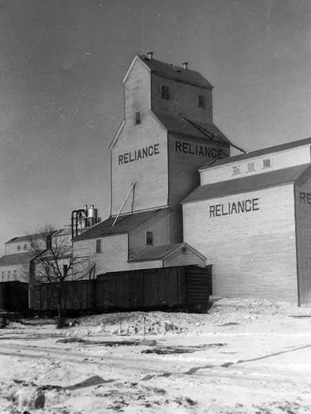 Former Reliance grain elevator at Portage la Prairie
