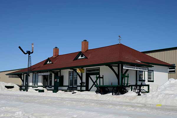 Former Canadian National Railway station from St. James