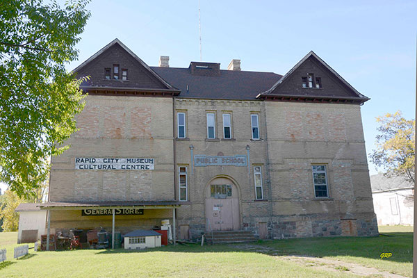 Rear of the former Rapid City School building