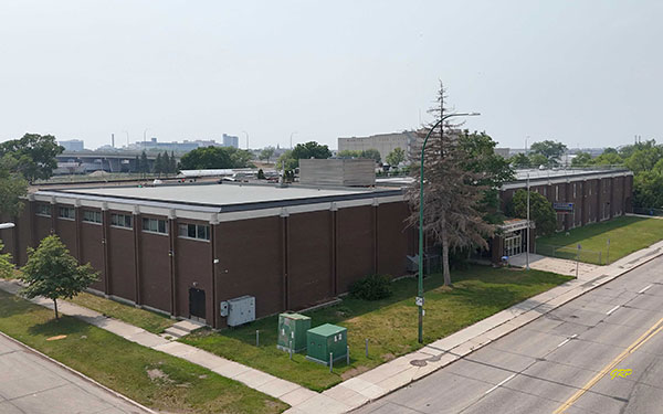Aerial view of R. B. Russell Vocational High School