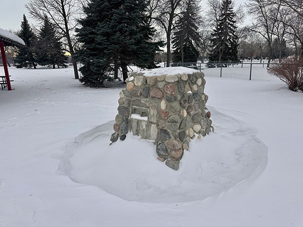 Red River Mission School commemorative monument