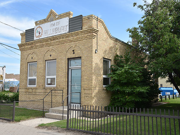 Former Manitoba Telephone System building at Roblin