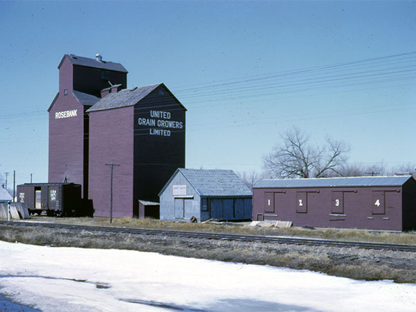 Former United Grain Growers grain elevator at Rosebank