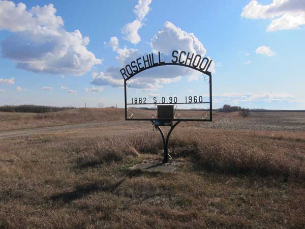 Rosehill School commemorative sign