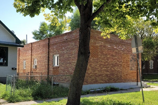 Rear of the former Roshko Grocery