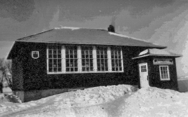 The second Rounthwaite School building, used from 1943 to 1967