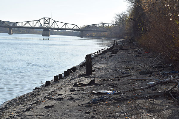 Remains of the Rover Docks